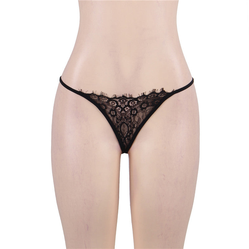 Comeonlover Lingerie Underwear Set 5XLTransparent Women Lace Bra Panty Garter Set Wirefree 3pcs Bra Garter Panties Set RE80527