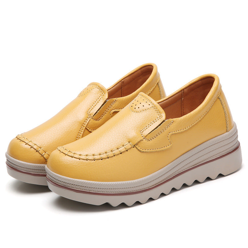 Casual Shoes Women Leather Shoes