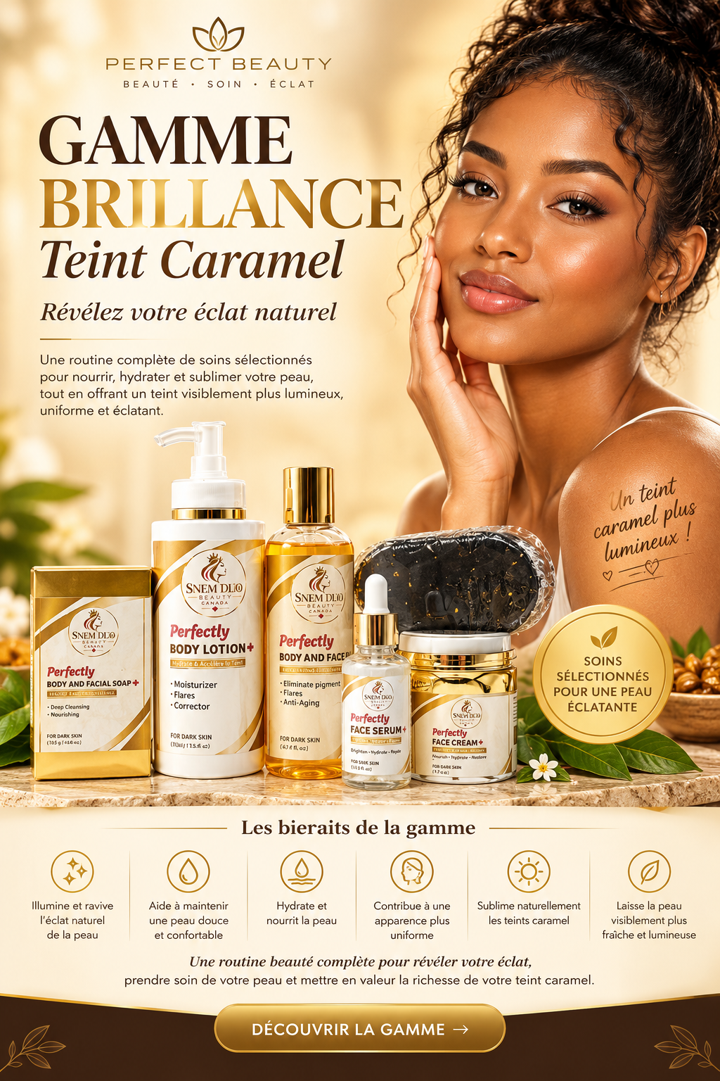 Gamme Teint Clair – Éclat Suprême
