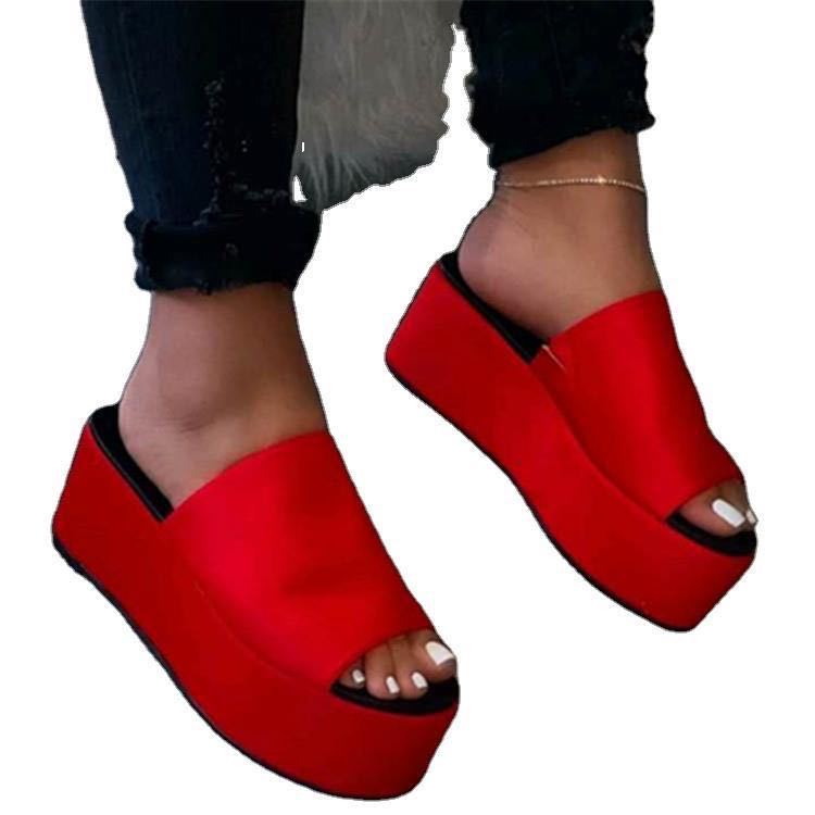 HOT Summer Sandals Women Wedges Shoes Pumps High Heels Sandals Flip Flop Chaussures Femme Platform Sandals Sandalia Feminina New