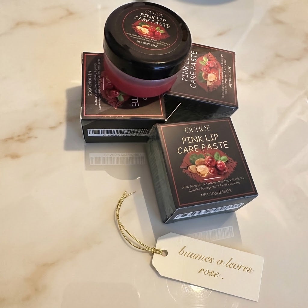 Baume à Lèvres Rose – Douceur &amp; Éclat