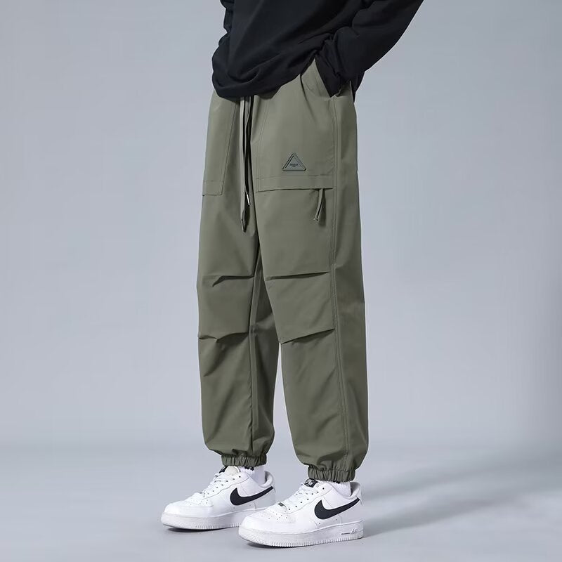 Men's Casual Baggy Straight Trousers