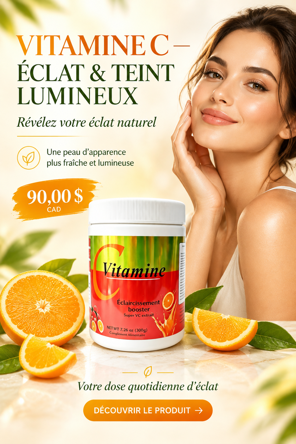 Vitamine C – Éclat &amp; Teint Lumineux